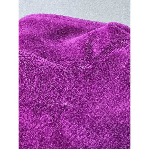 Patagonia Sweater Womens Medium Purple Soft Fleece Snap T Pocket Logo - Picture 15 of 15